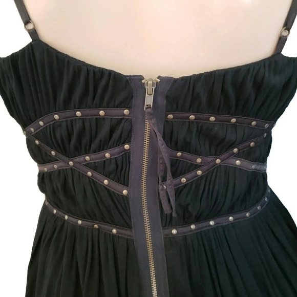 Miss  Me Black Studded Camisole Tank Top Small - Picture 6 of 8